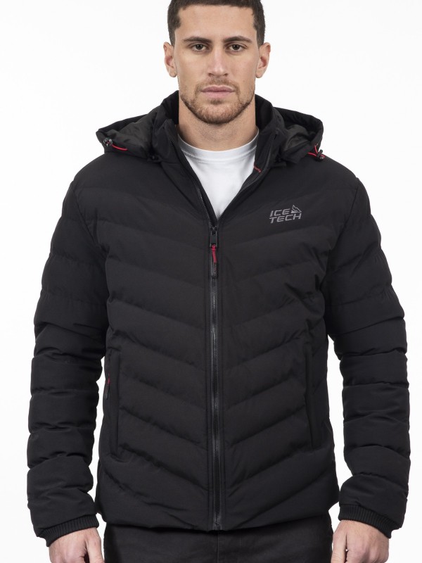 ICETECH CAPO MENS PUFFERTZAKET BLACK ICETECH CAPO MENS PUFFERTZAKET BLACK