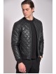 ARIZONA SHEEP BLACK - AUTHENTIC MENS BLACK LEATHER JACKET