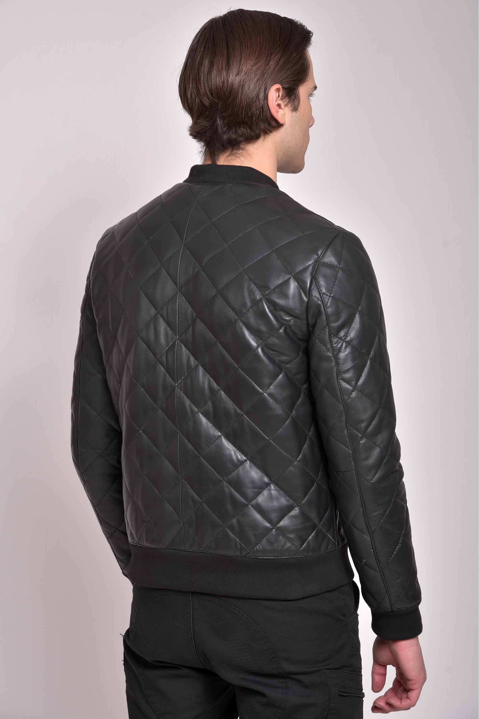 ARIZONA SHEEP BLACK - AUTHENTIC MENS BLACK LEATHER JACKET