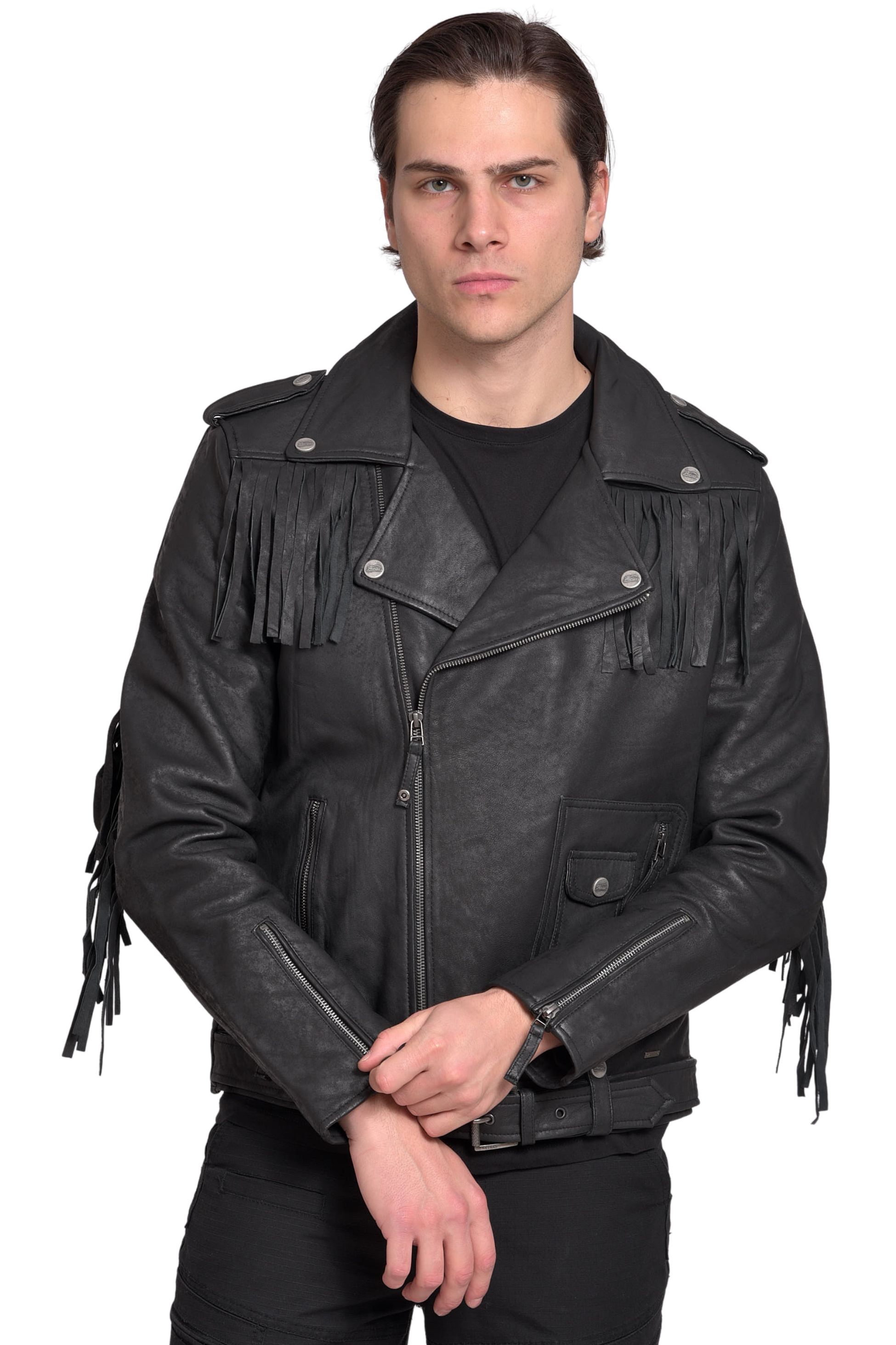 NAVAJO VINTAGE SHEEP BLACK - ΑΥΘΕΝΤΙΚΟ ΑΝΤΡΙΚΟ ΔΕΡΜΑΤΙΝΟ ΜΑΥΡΟ