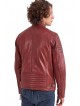 DELTA SHEEP RED - AUTHENTIC MENS LEATHER JACKET
