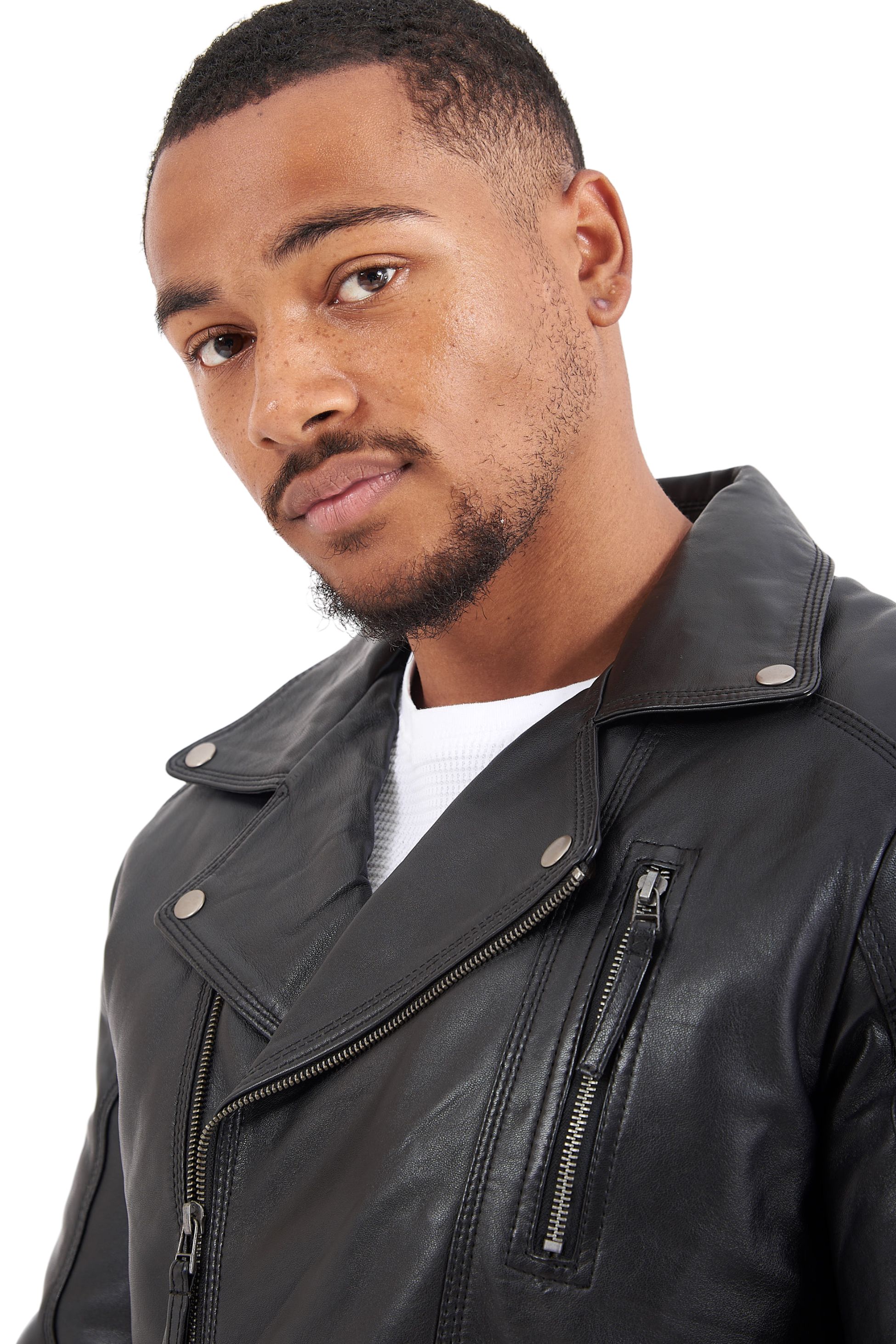 OSCAR SHEEP BLACK - ΑΥΘΕΝΤΙΚΟ ΑΝΤΡΙΚΟ ΜΑΥΡΟ ΔΕΡΜΑΤΙΝΟ ΜΠΟΥΦΑΝ