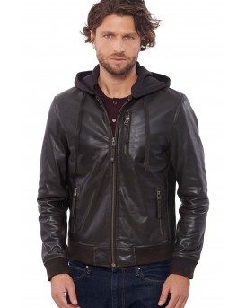 SUGAR BUFFALO BROWN - ΑΥΘΕΝΤΙΚΟ ΑΝΤΡΙΚΟ ΚΑΦΕ ΔΕΡΜΑΤΙΝΟ ΜΠΟΥΦΑΝ