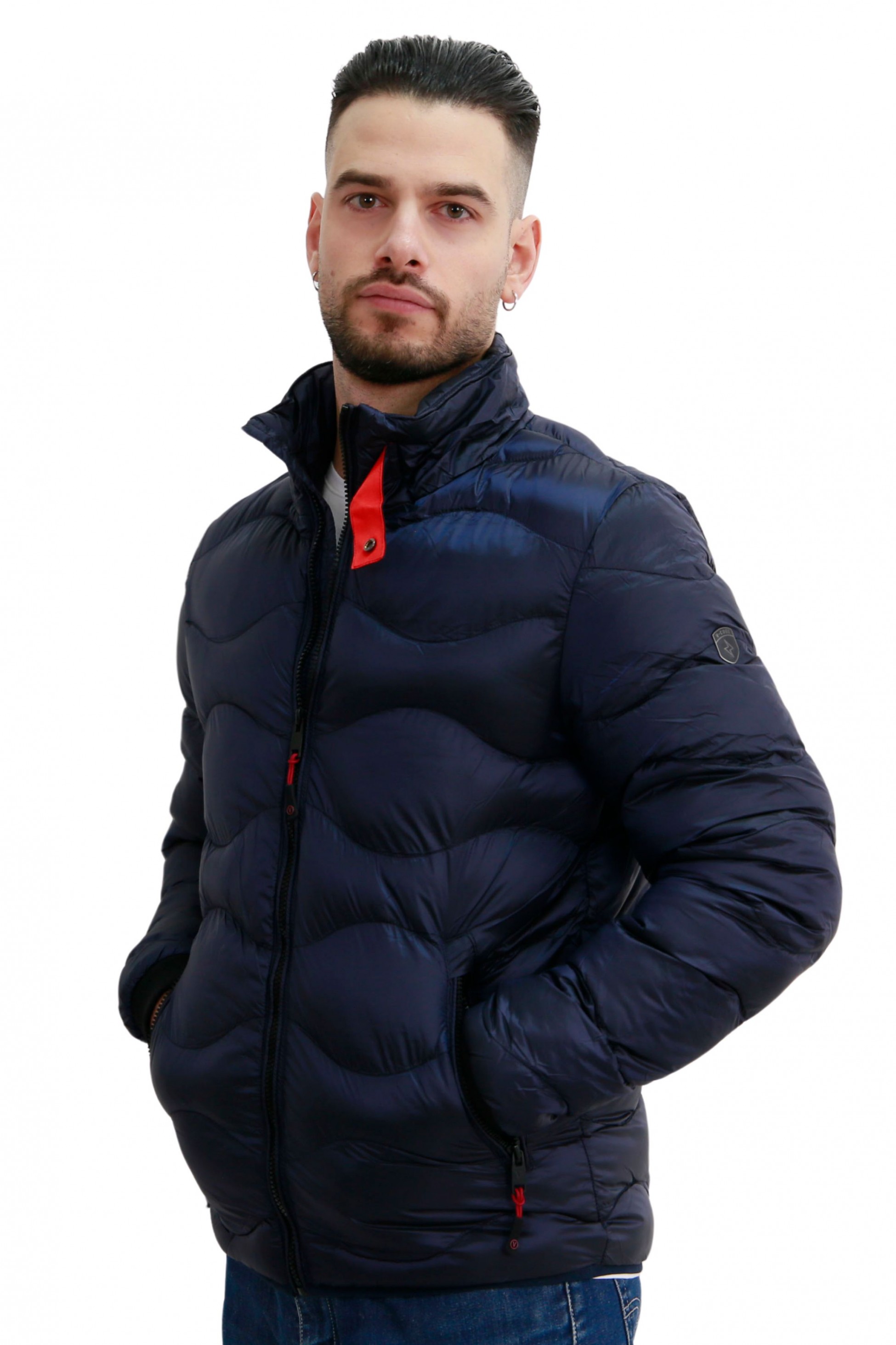 VL31 PUFFER SHINE NAVY - ΑΝΔΡΙΚΟ ΤΖΑΚΕΤ ΜΠΛΕ VCODE