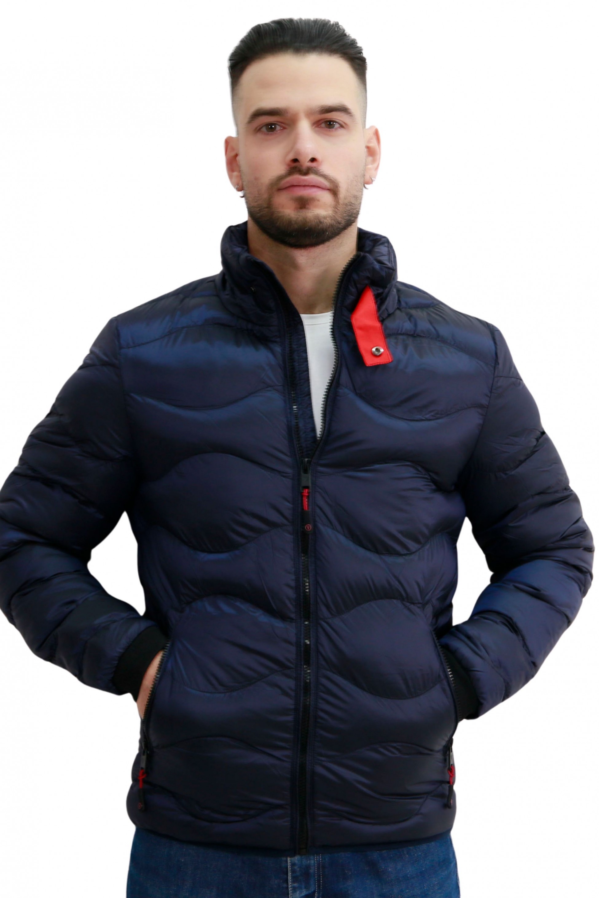  VL31 PUFFER SHINE NAVY - ΑΝΔΡΙΚΟ ΤΖΑΚΕΤ ΜΠΛΕ VCODE