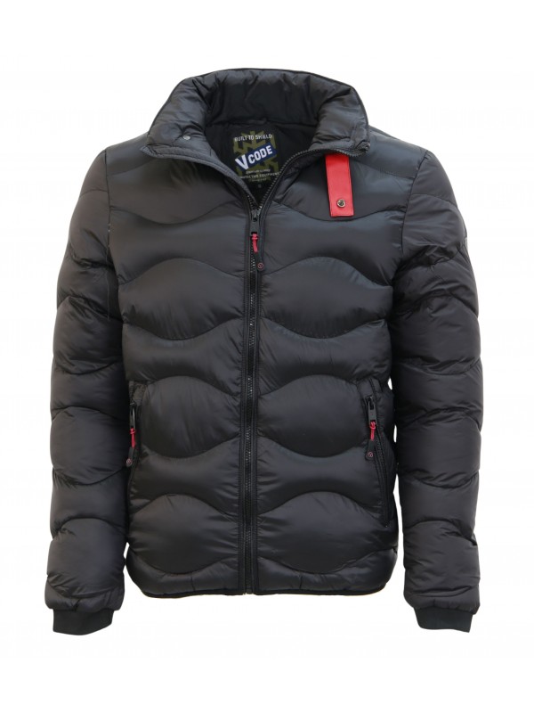  VL31 PUFFER SHINE BLACK - ΑΝΔΡΙΚΟ ΤΖΑΚΕΤ ΜΑΥΡΟ VCODE